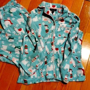 Christmas Llama 2-Piece Sleep Set
